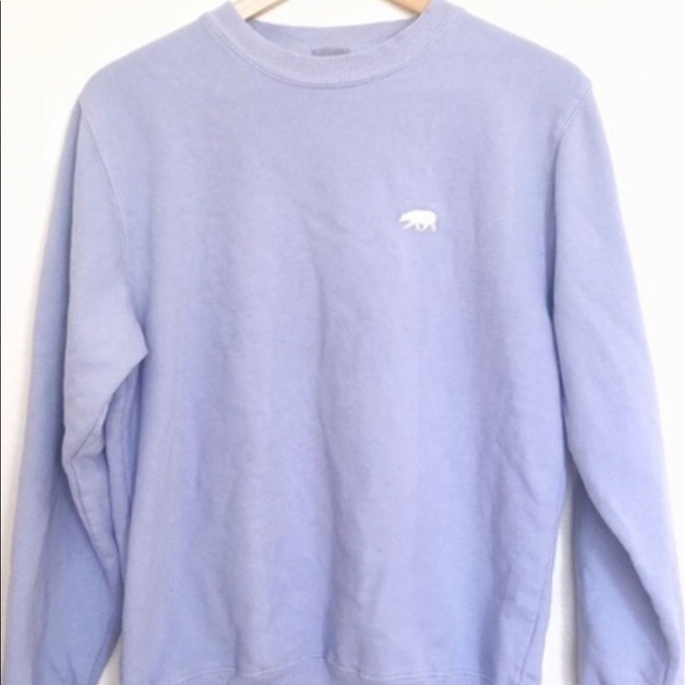 john galt - erica ca bear light purple sweatshirt